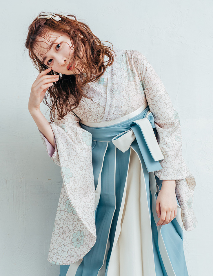 袴 ガーリー 牡丹・ノースポール