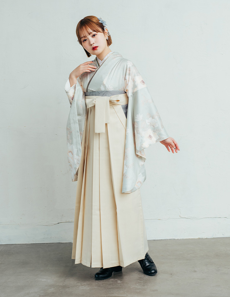 袴 トレンド ラナンキュラス・アネモネ