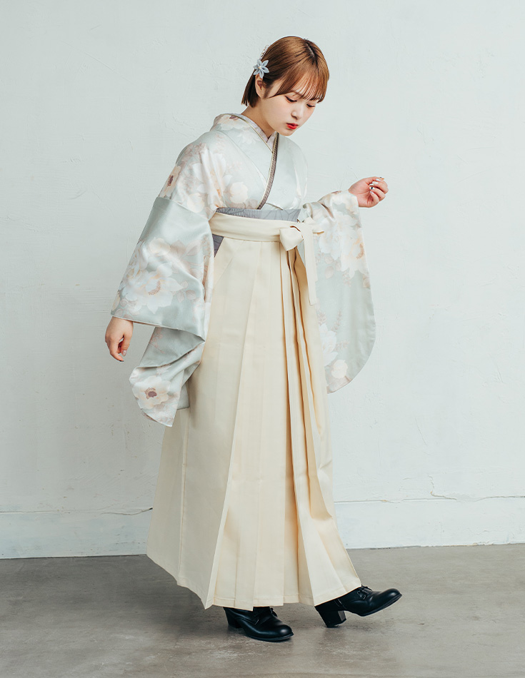 袴 トレンド ラナンキュラス・アネモネ